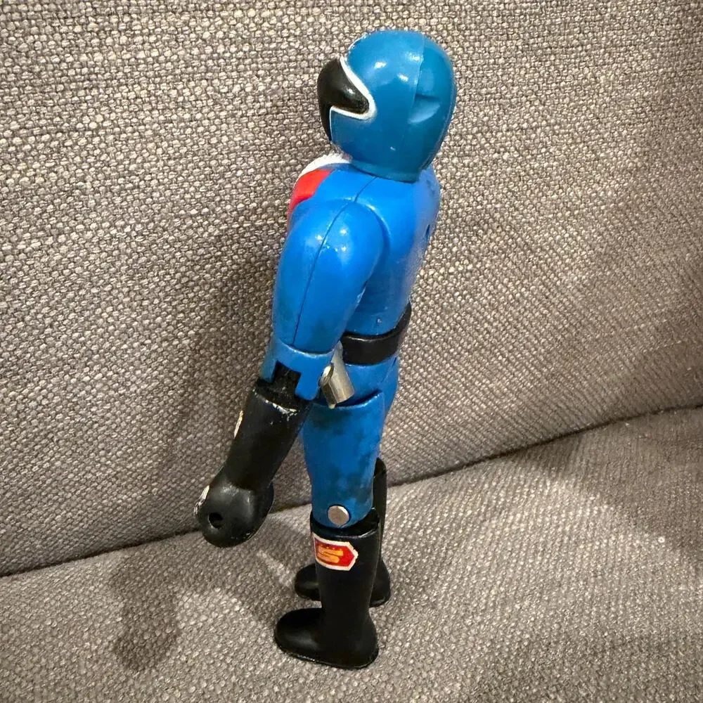 Popy Chogokin Blue Vintage Momorenger Himitsu Sentai Gorenger (Goranger) 5